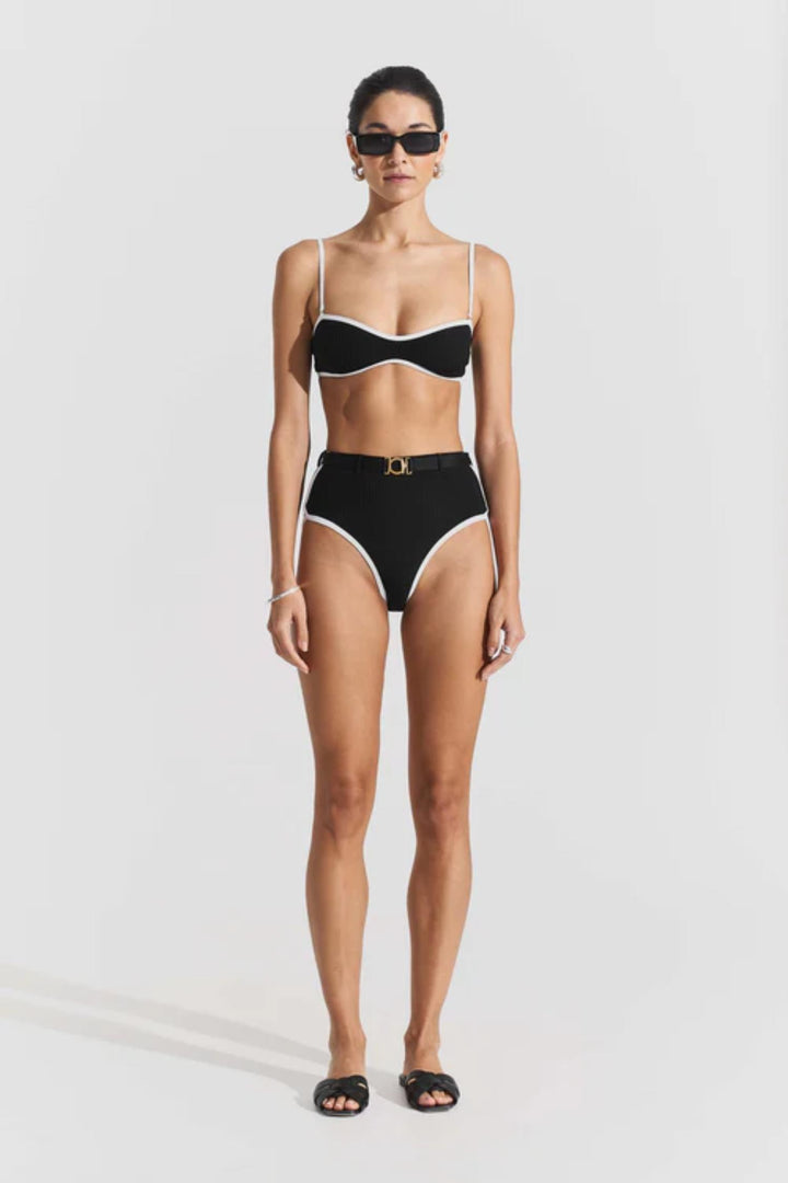 Ribbed Sport Botttom - Black