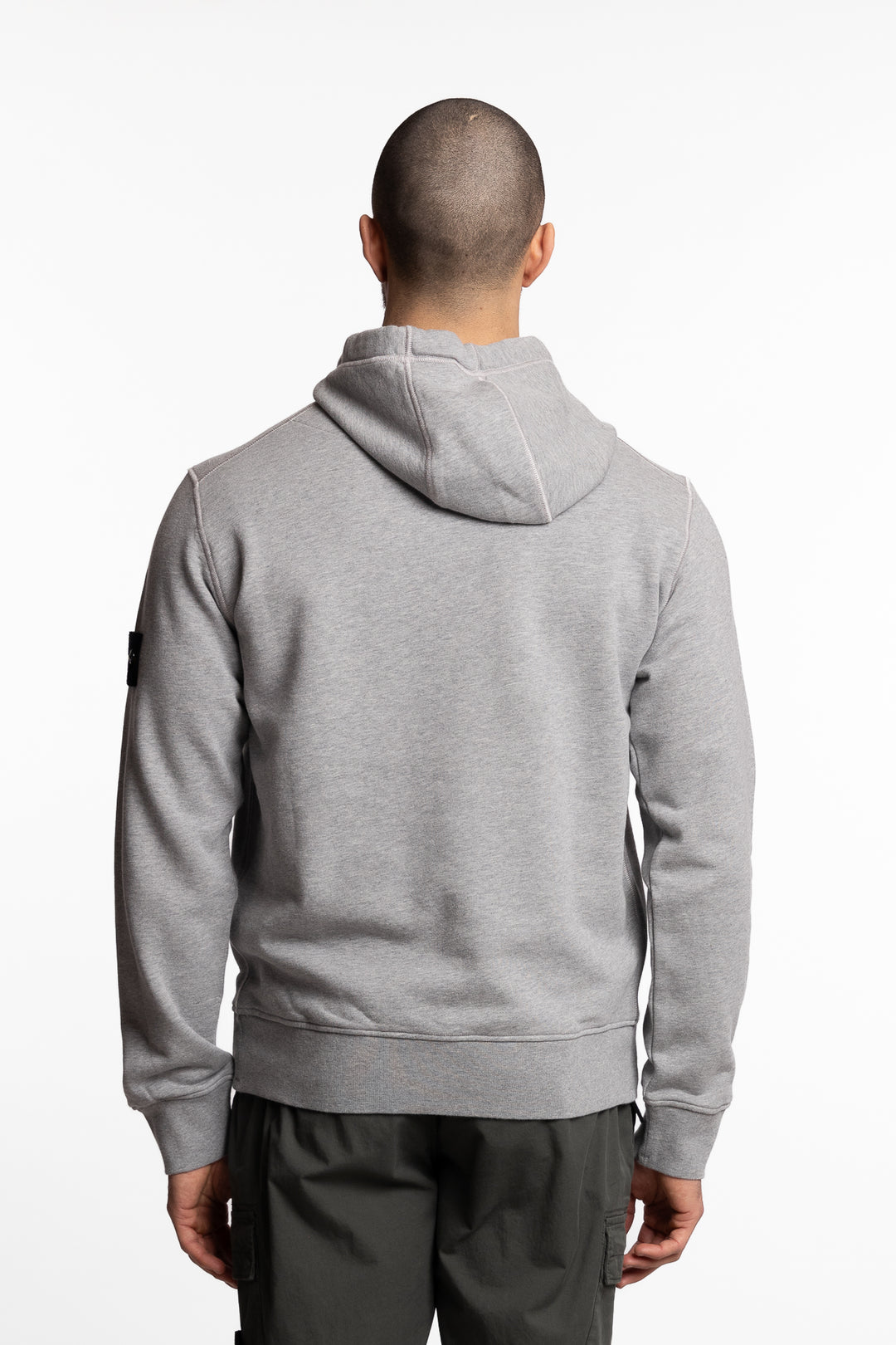 Garment Dyed Hooded Sweatshirt Grey