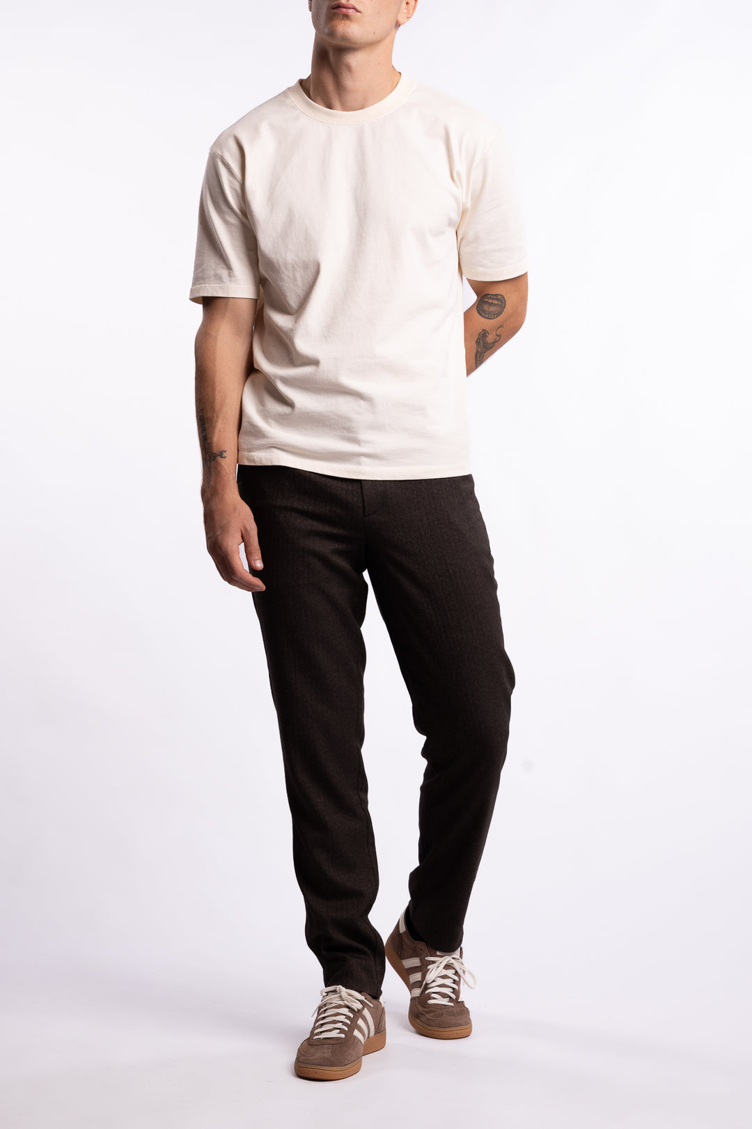 JoshPL 526 Dark Brown Melange
