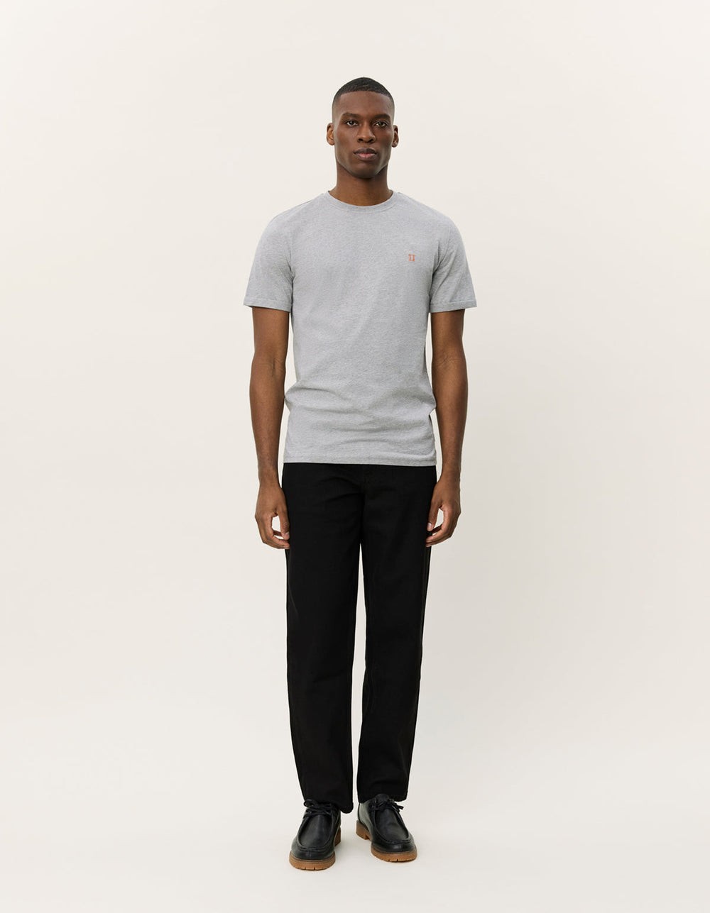 Nørregaard T-Shirt Grey Melange – Les Deux