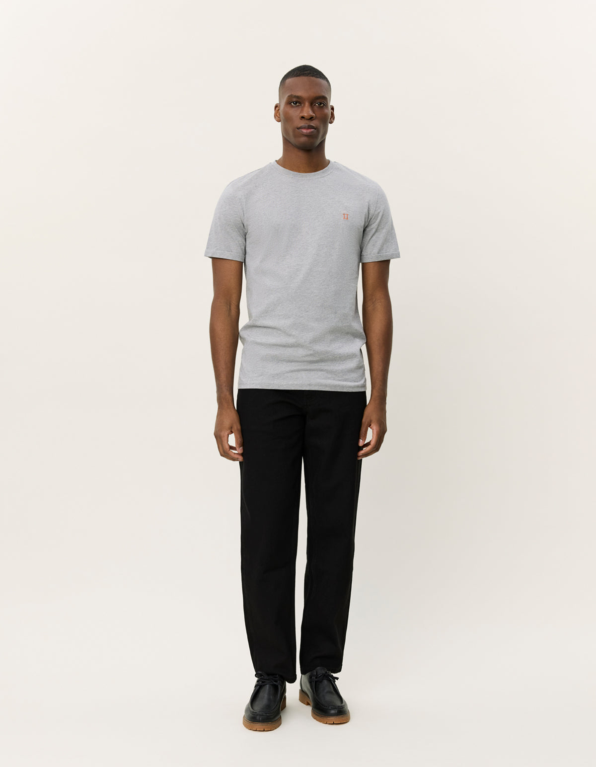 Nørregaard T-Shirt Grey Melange – Les Deux
