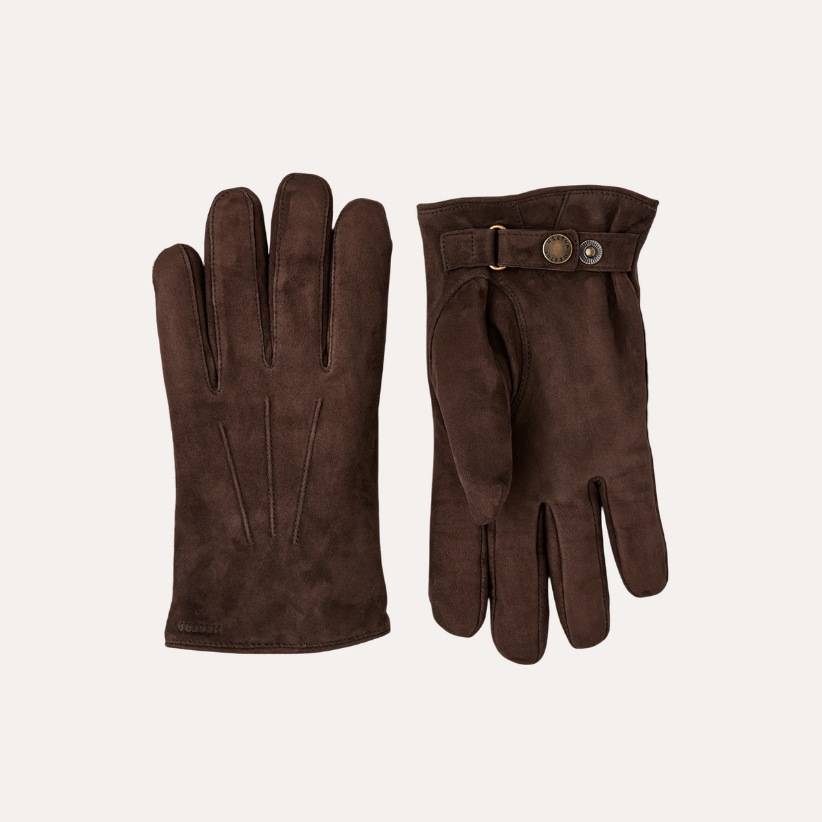 Robert Suede Leather Gloves Espresso