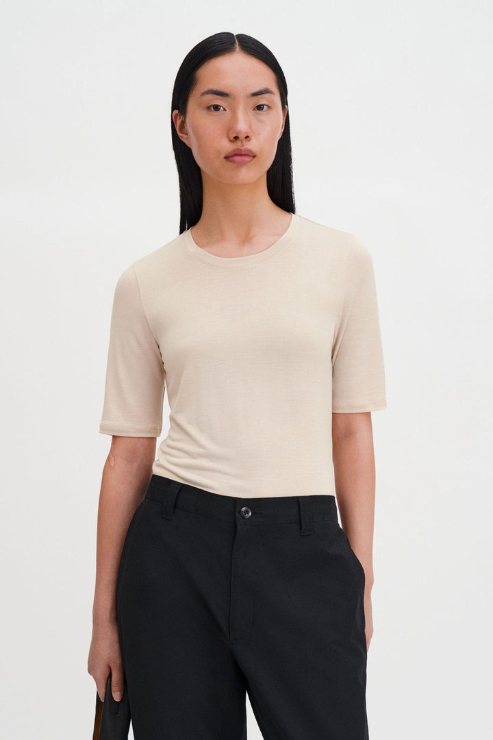 Elena Tee- Pearl Beige
