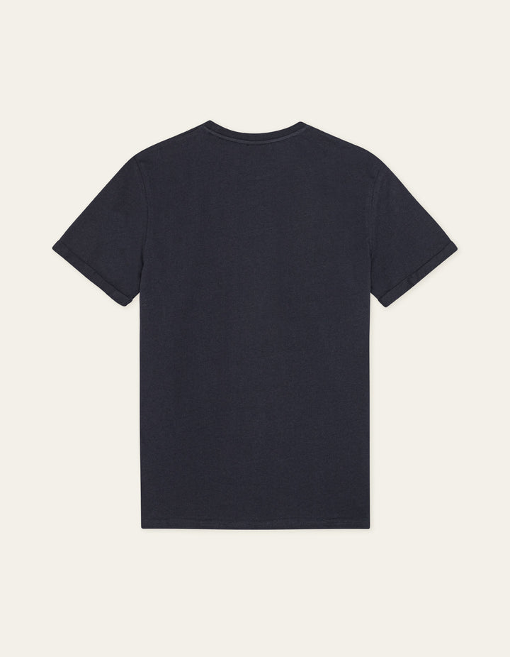 Nørregaard T-Shirt Tonal Dark Navy – back