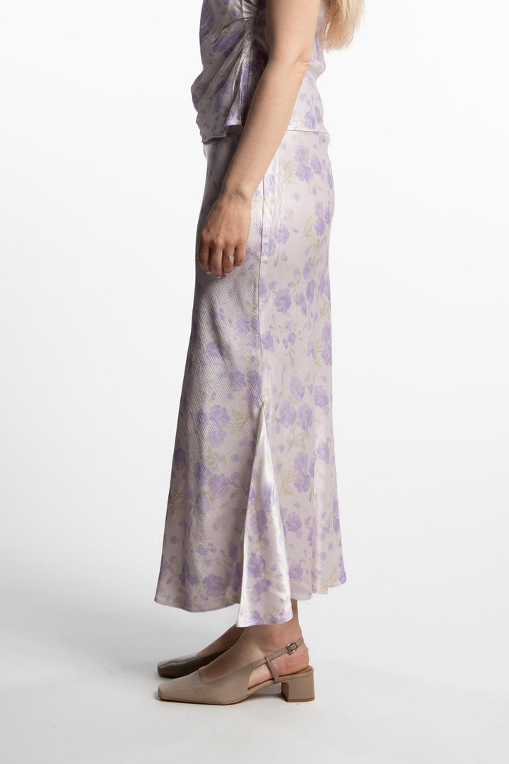 Hyro Skirt- Lilac Jasmine Print