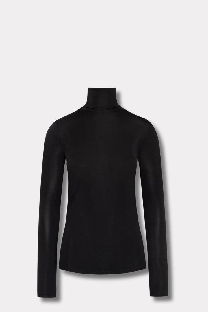 Heart Turtleneck- Black