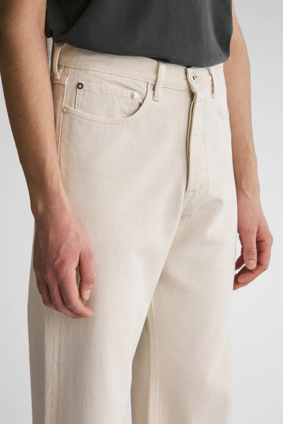 Barnes High-Rise Wide Fit Fade Bone