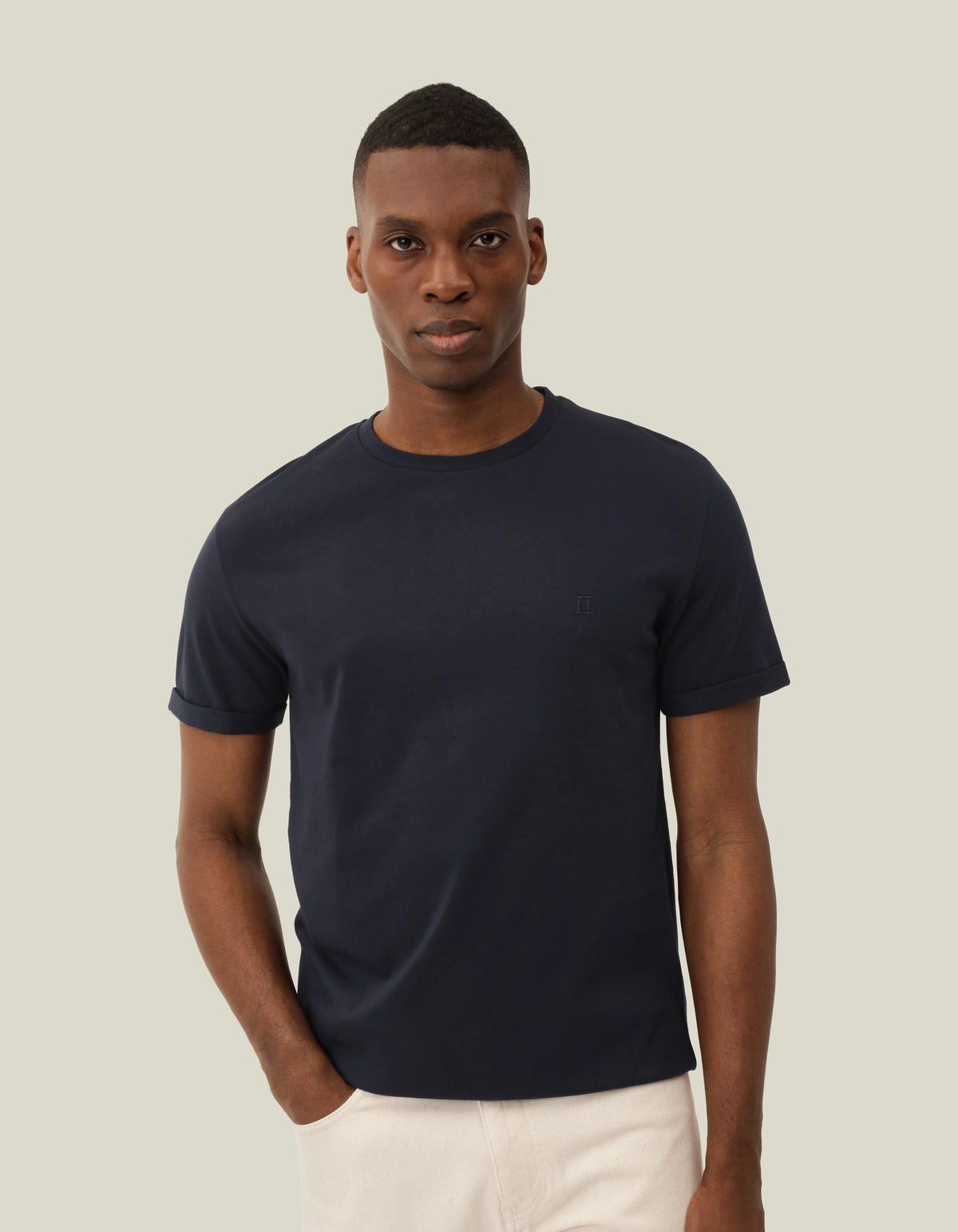Nørregaard Tonal T-Shirt Dark Navy – Les Deux