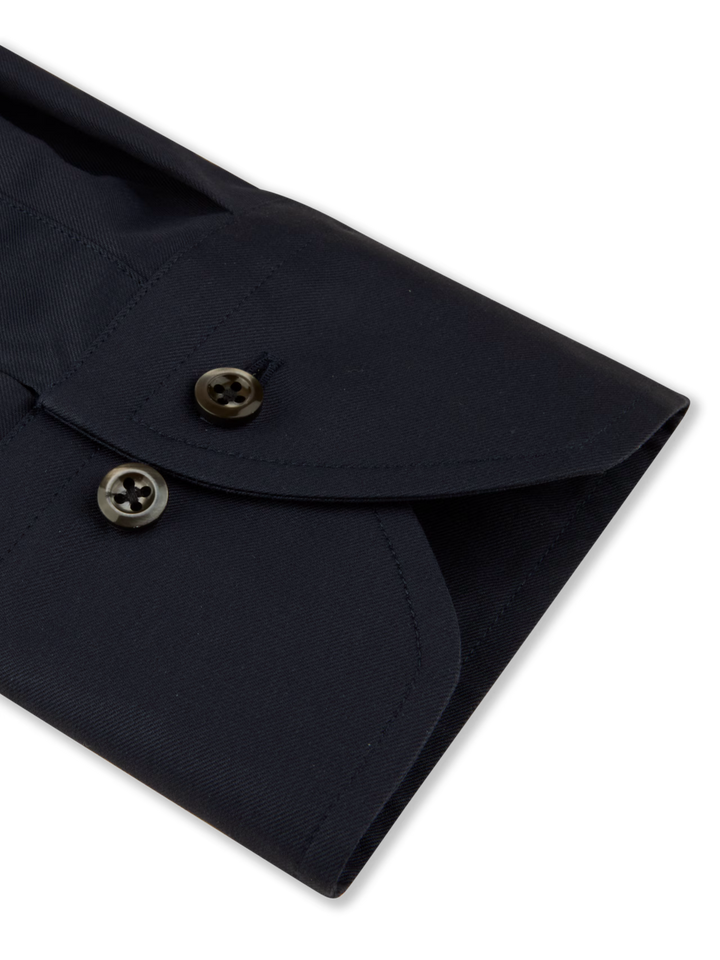 Slimline Twill Shirt Navy