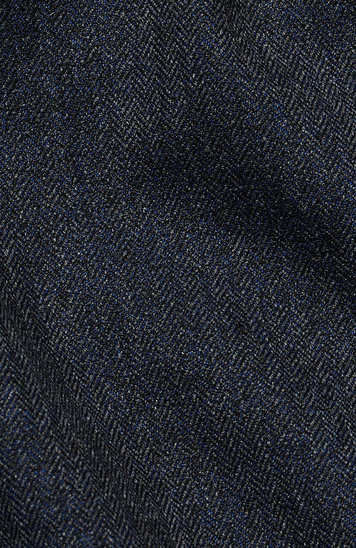 AlvinPL 90 Herringbone Trousers Midnight