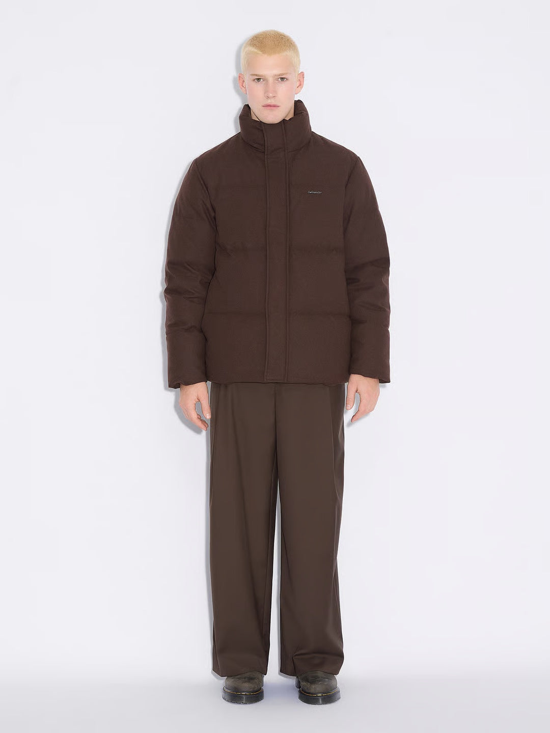M Tech Wool Down Jacket Dk. Brown