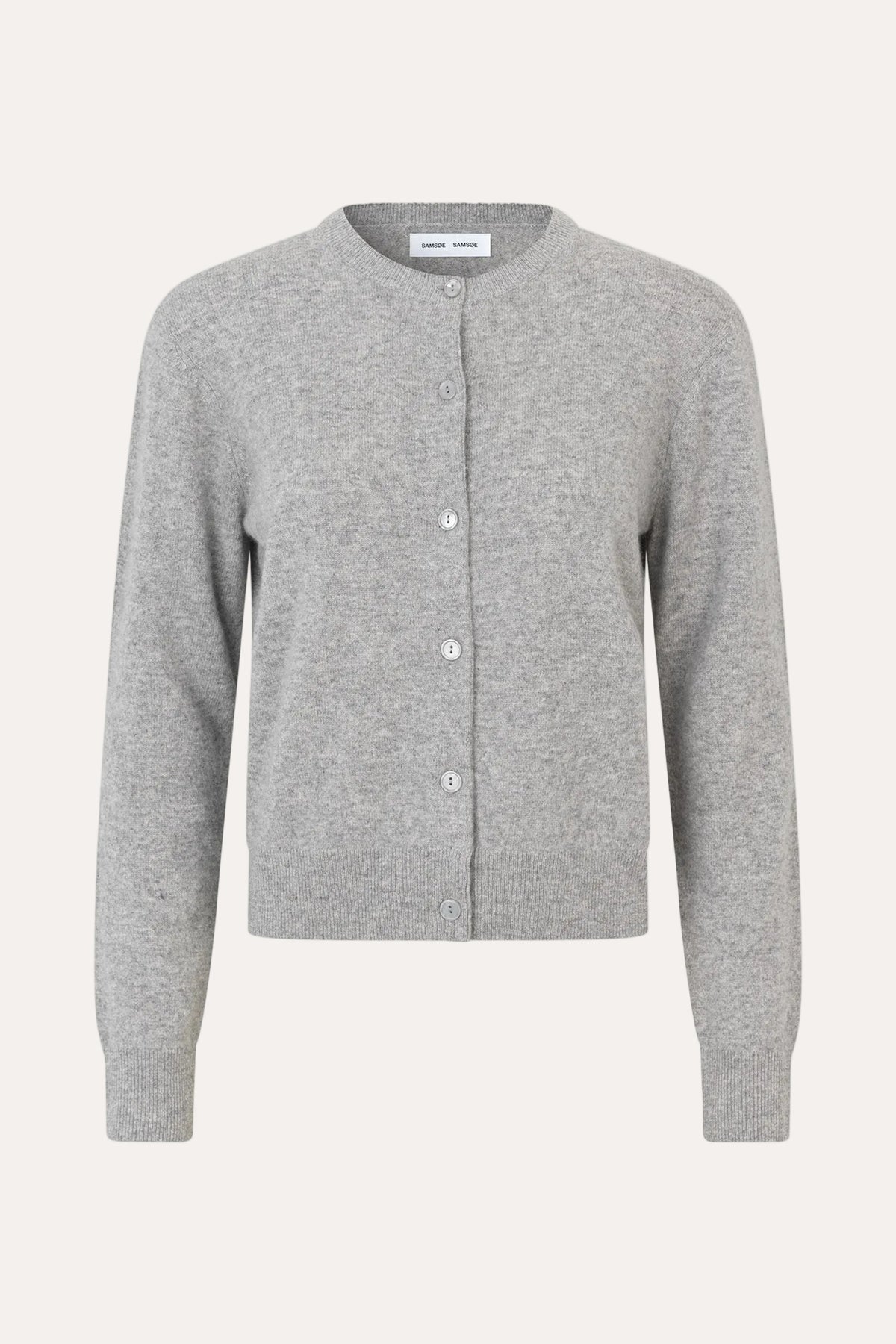 Saboston Cardigan 6304 Grey mel. - packshot forside