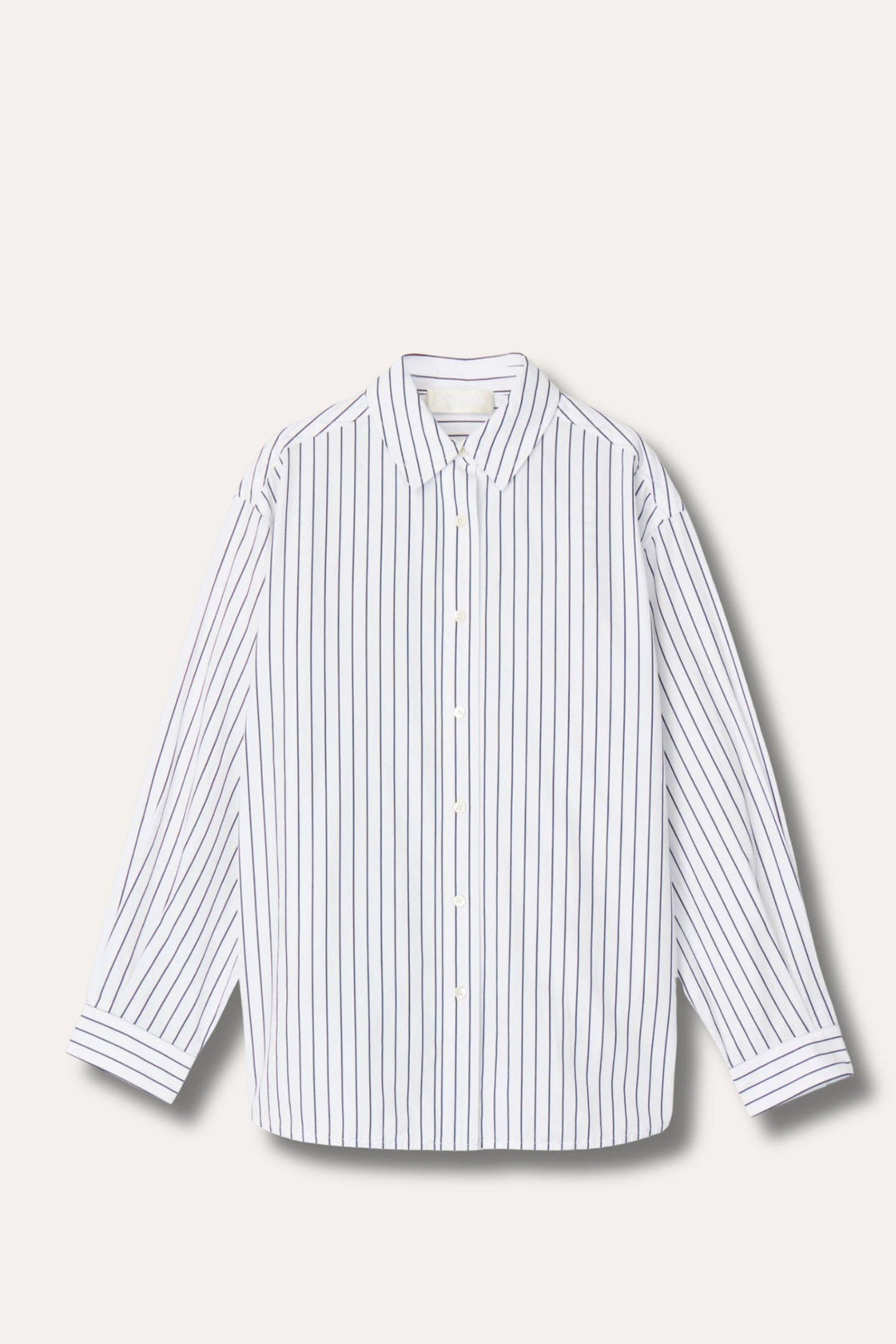 Poplin Workwear- Black White Stripe