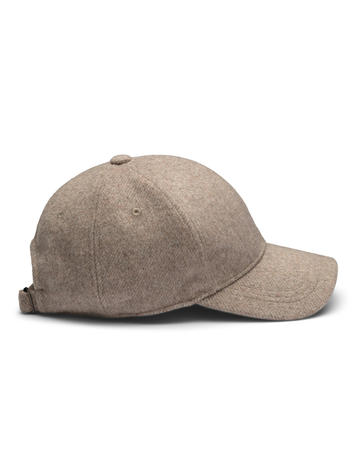 Julie Wool Cap Beige - packshot side
