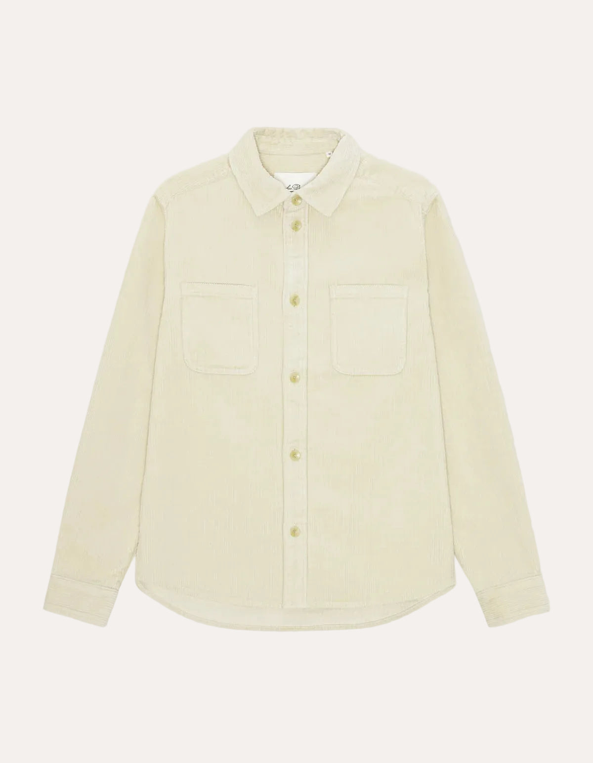 Corduroy Overshirt Ivory - packshot
