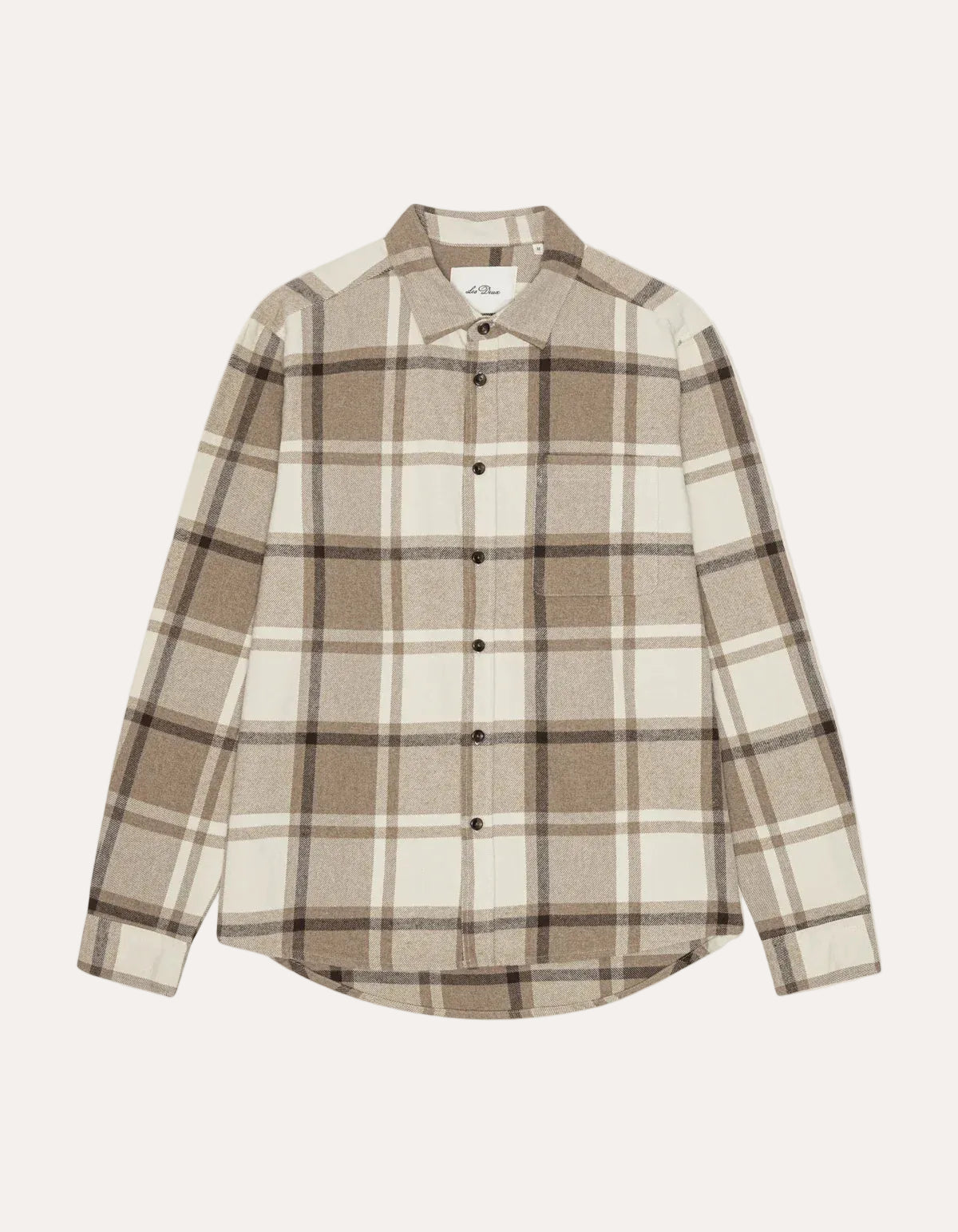 Check Flannel Shirt Caribou - packshot forside