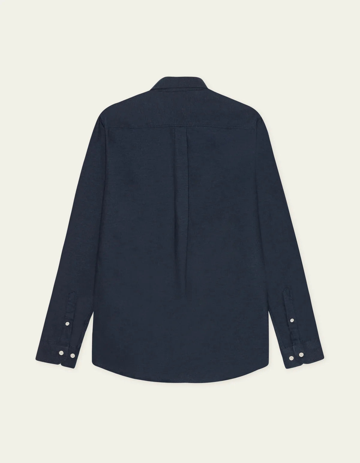 Soft Flannel Shirt Dark Navy - packshot bak