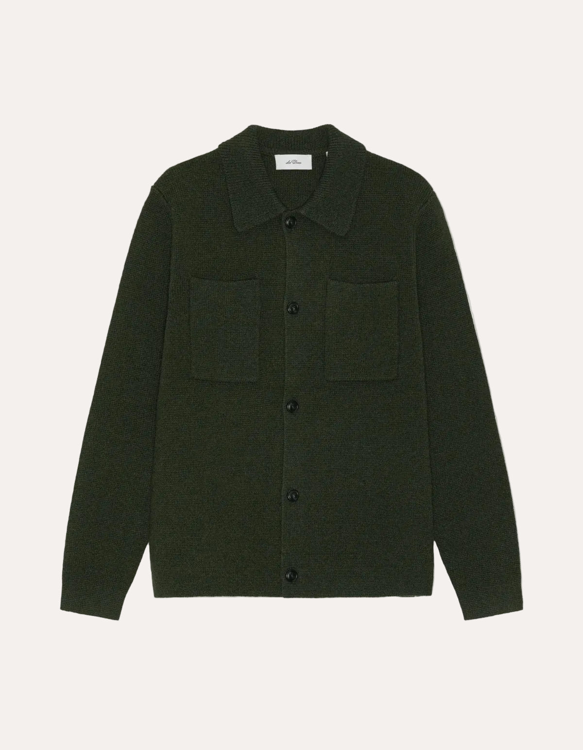 Milano Knit Overshirt Rosin Green - packshot