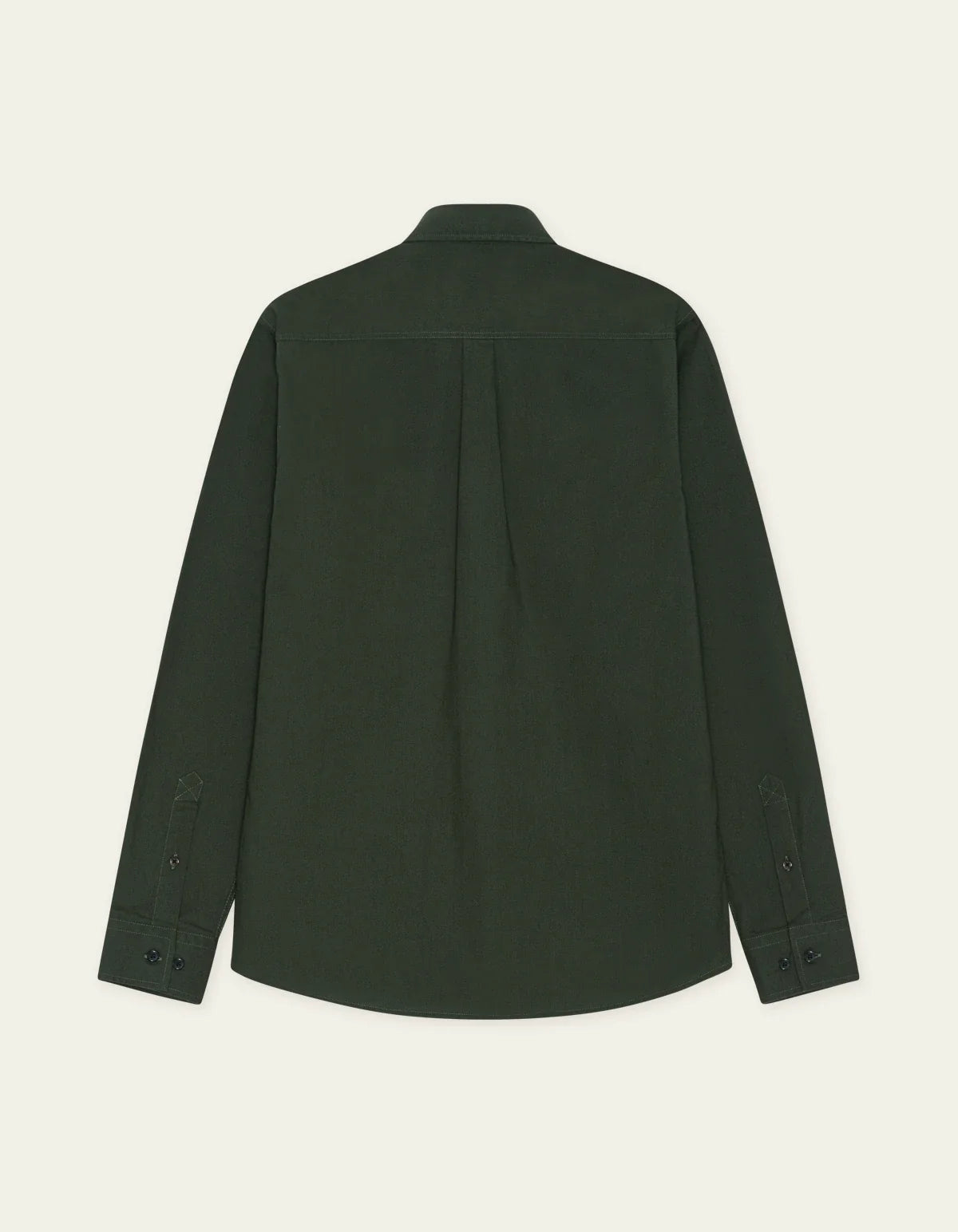 Light Oxford Shirt Rosin Green - packshot bak