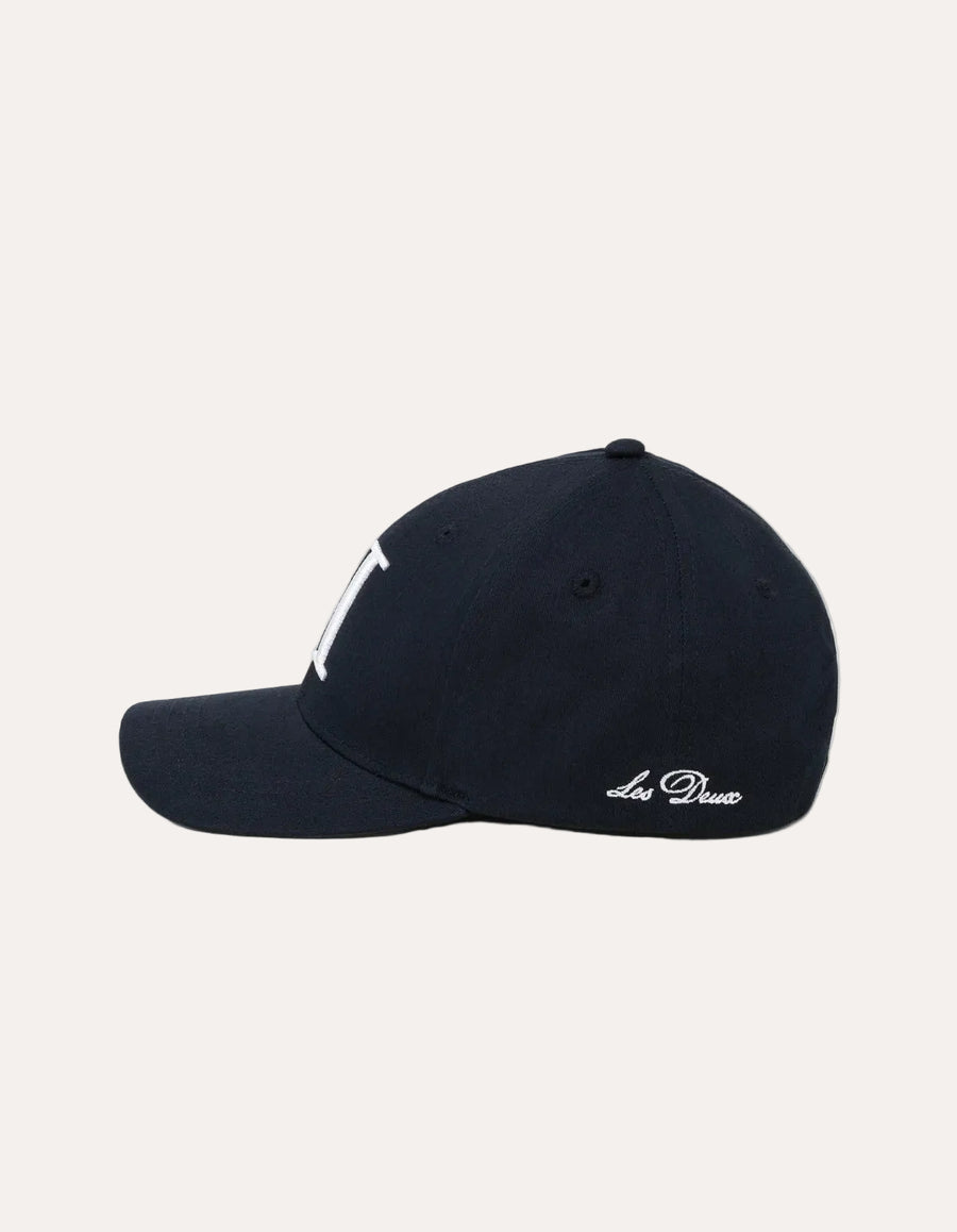 Les Deux Core Baseball Cap Dark Navy