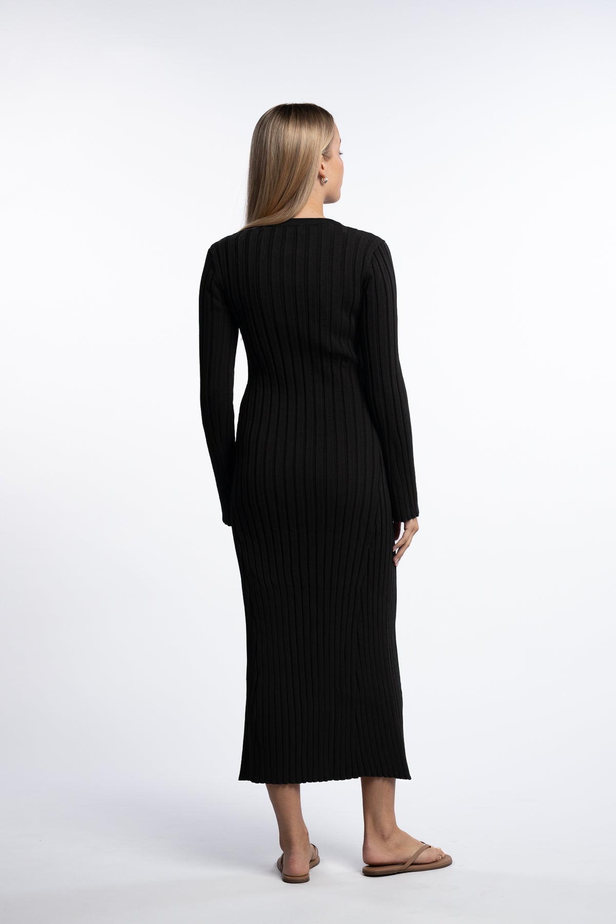 Zaneta Knit Dress- Black