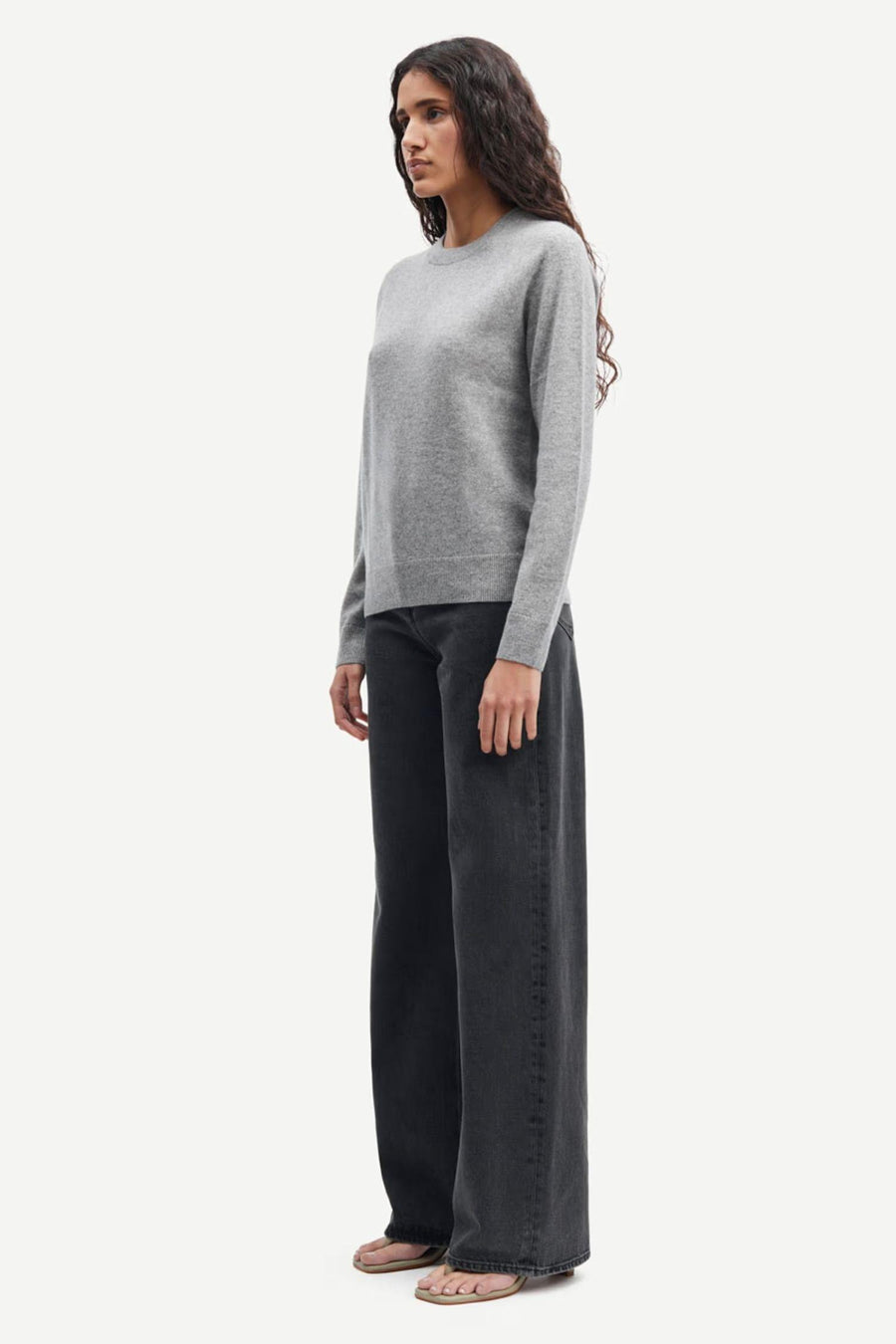 Boston O- Neck 6304 Grey Melange