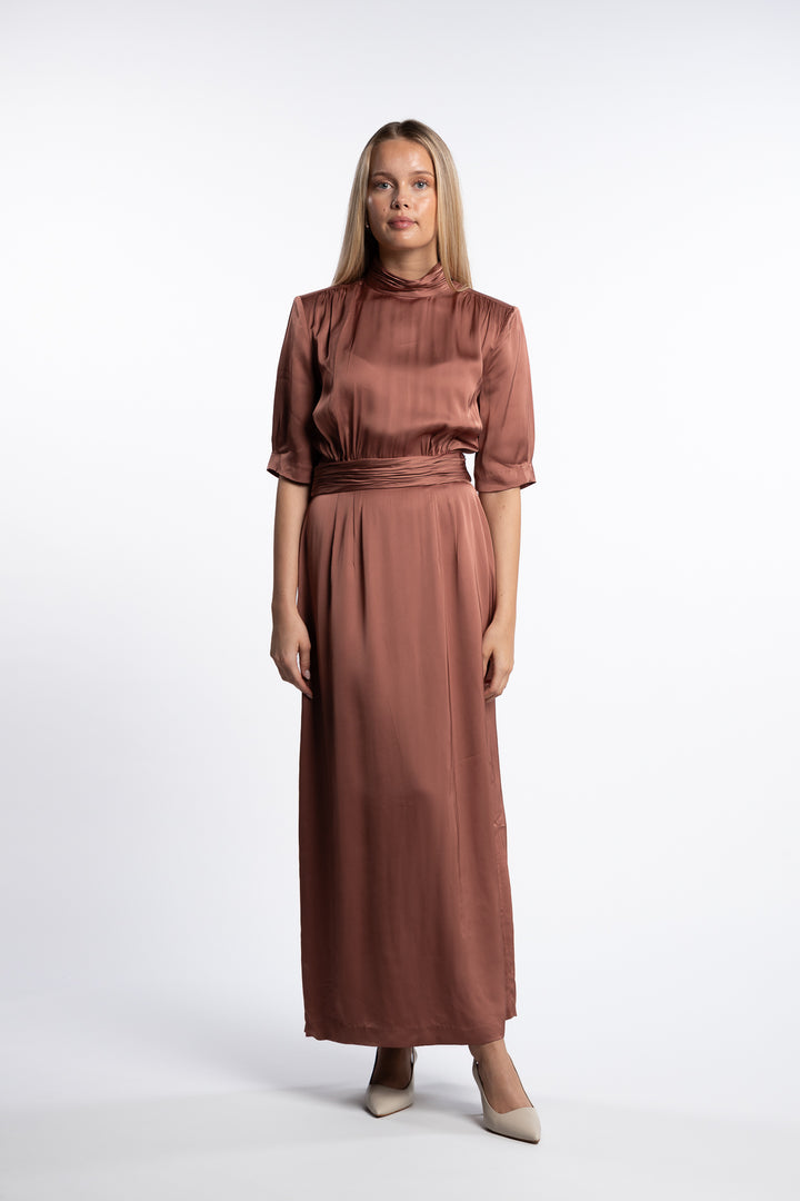 Beronia Dress- Terracotta