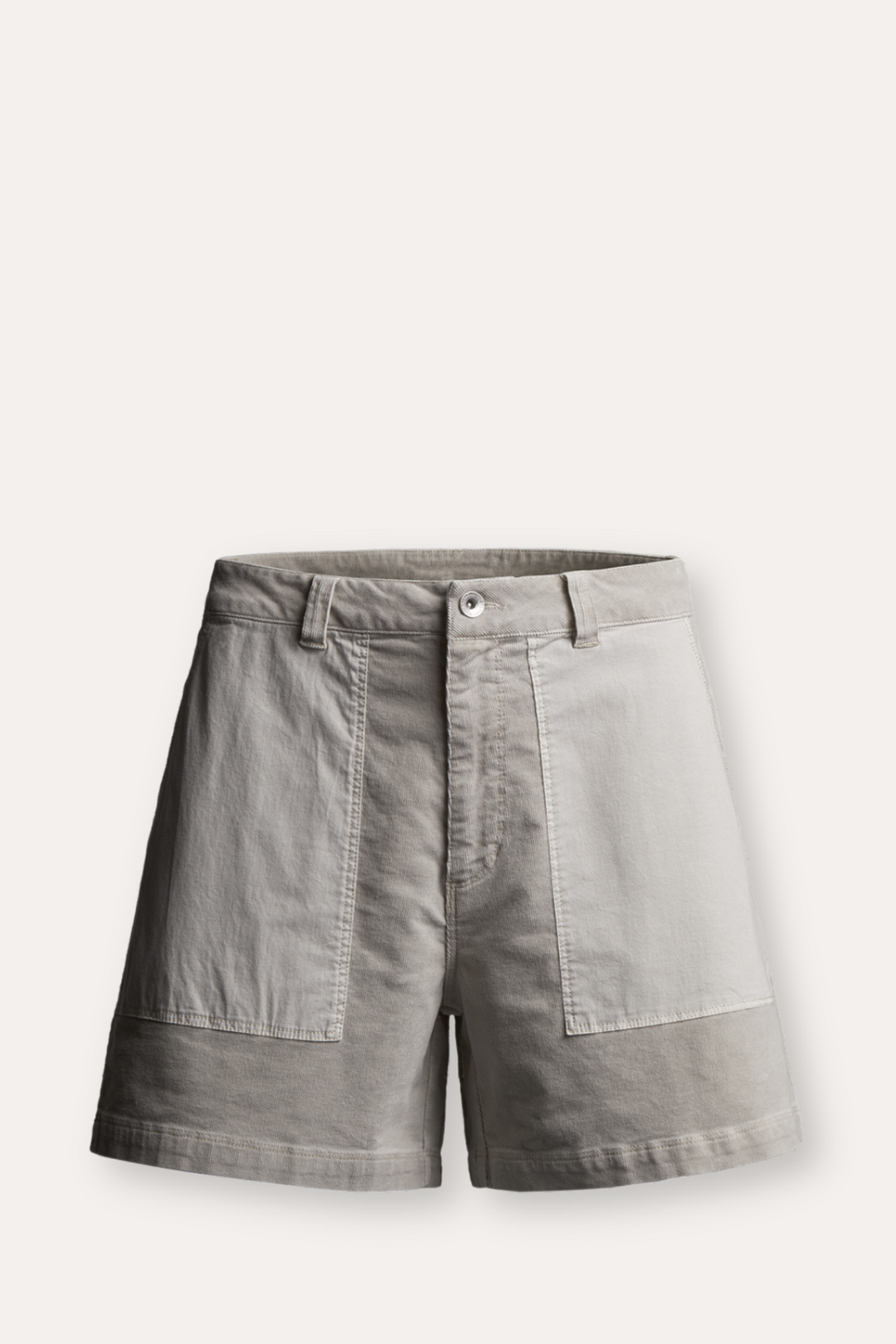 Bay blocked corduroy shorts - Sand
