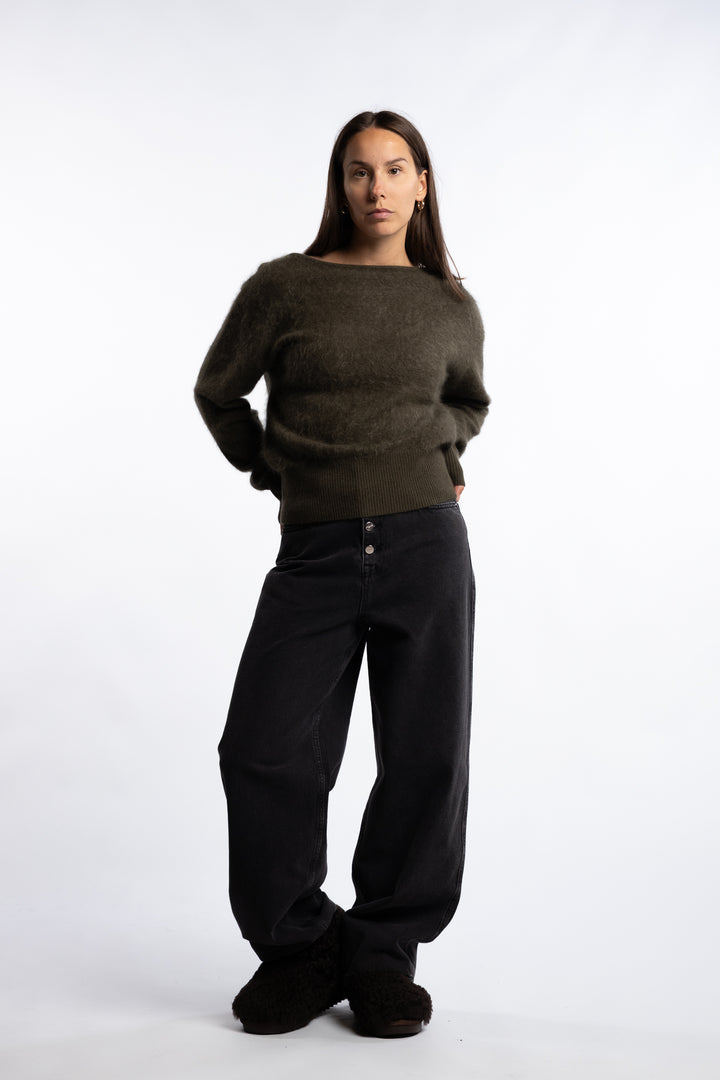 Cloud Knit- Dark Olive