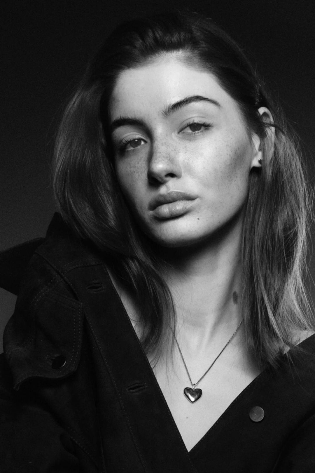 The Big Pebble Heart- Gold