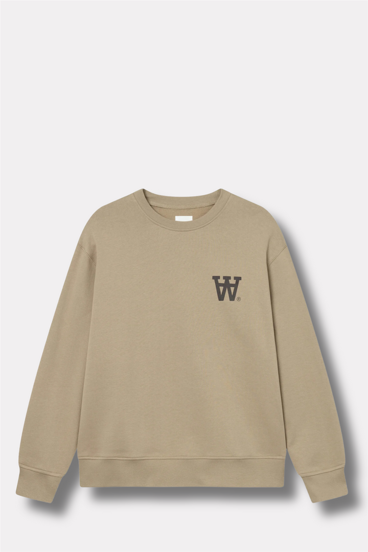 Noel AA Chest Print Sweatshirt Greige