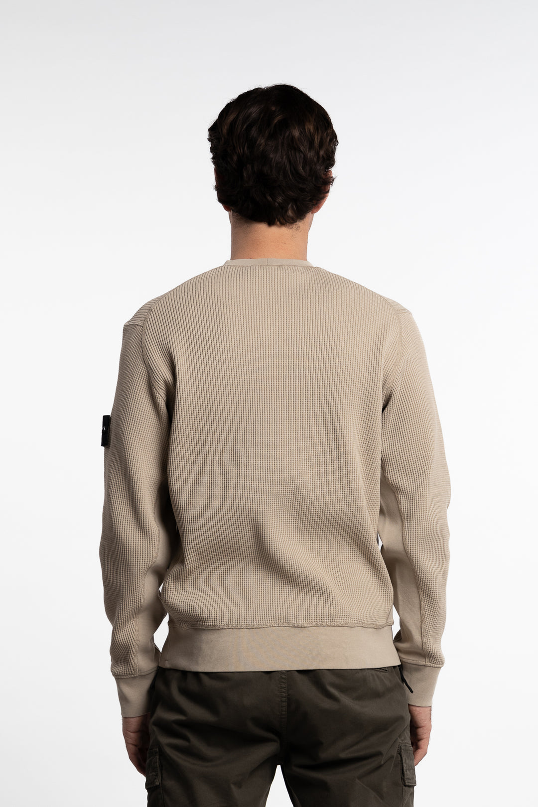 Organic Cotton Waffle Fleece Desert