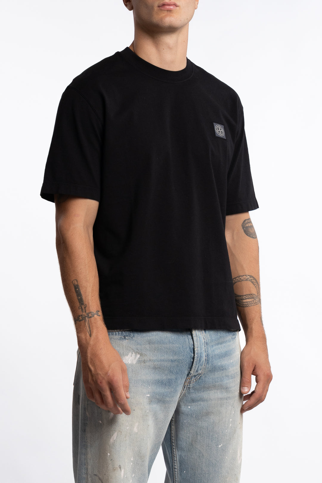 210025 Combed Organic Cotton Jersey Black
