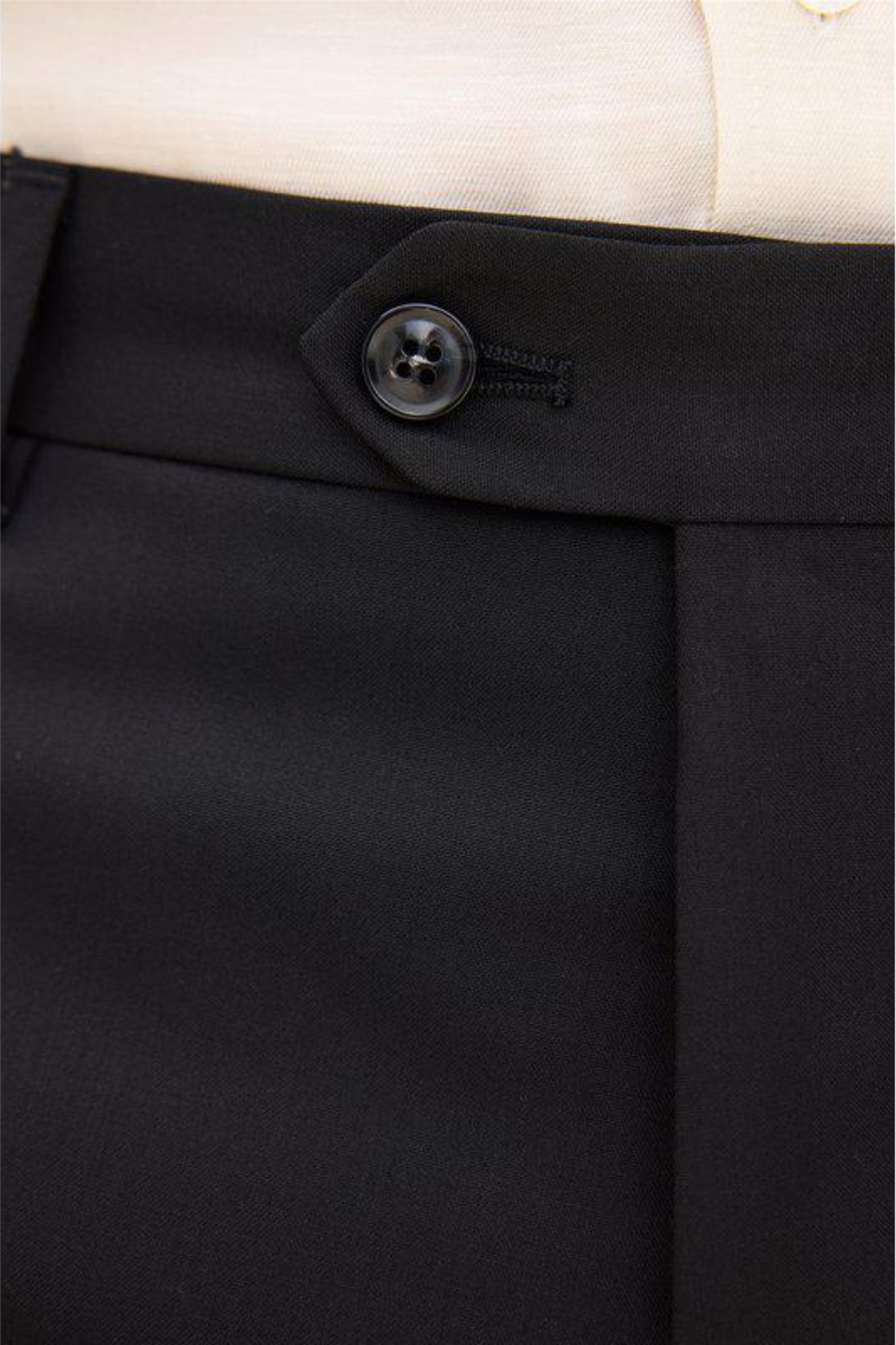 Dandy Regular Fit Wool Trousers Black