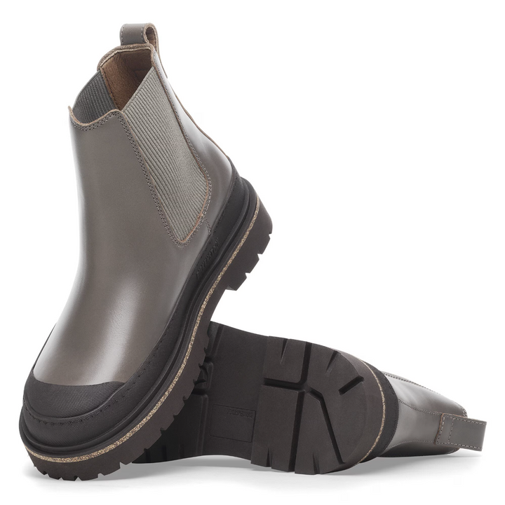 Prescott Slip On Oiled Leather Concrete grey