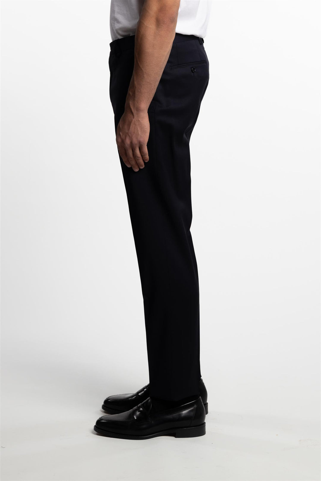 Woven Wool Trouser Navy