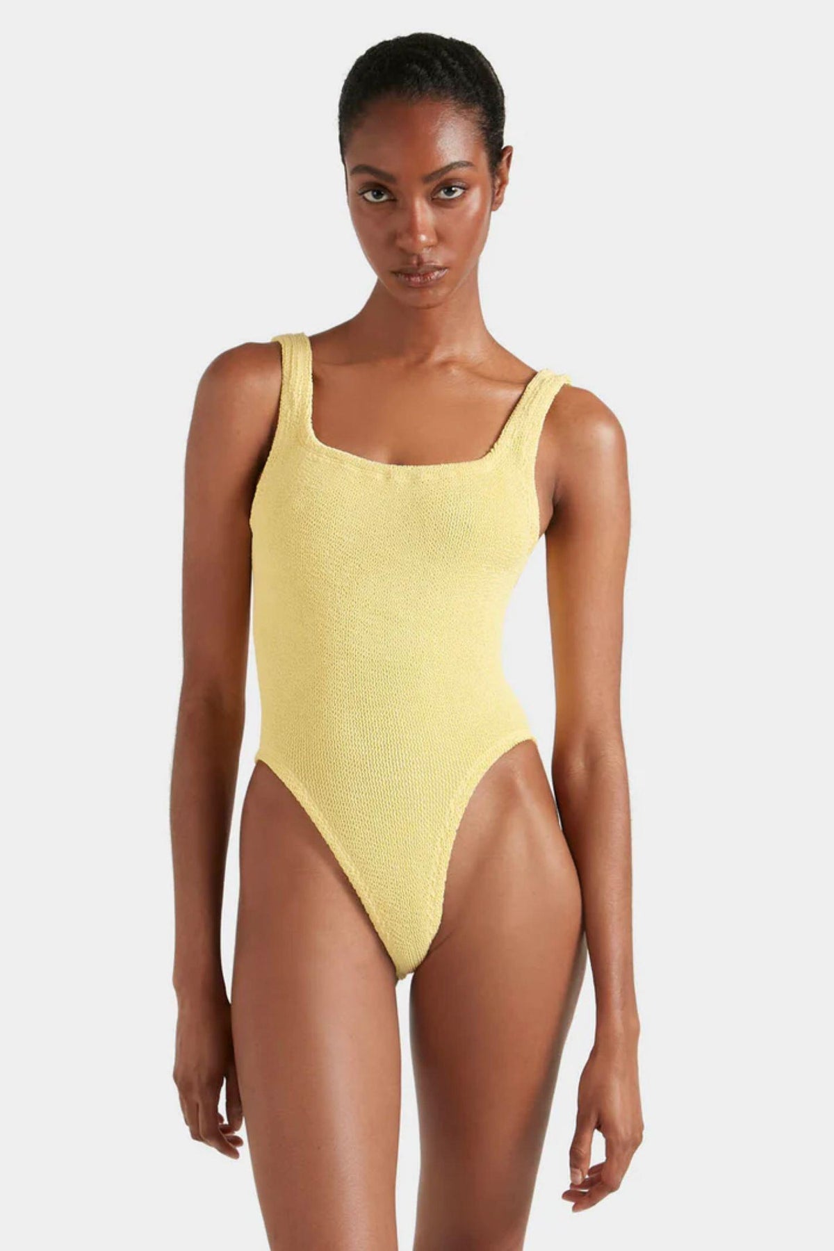 Square Neck Swim- Butter