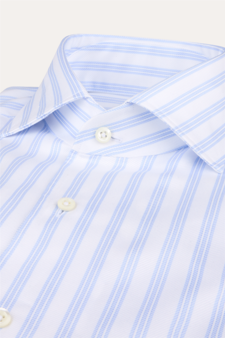 Slimline Shirt Light Blue Stripe