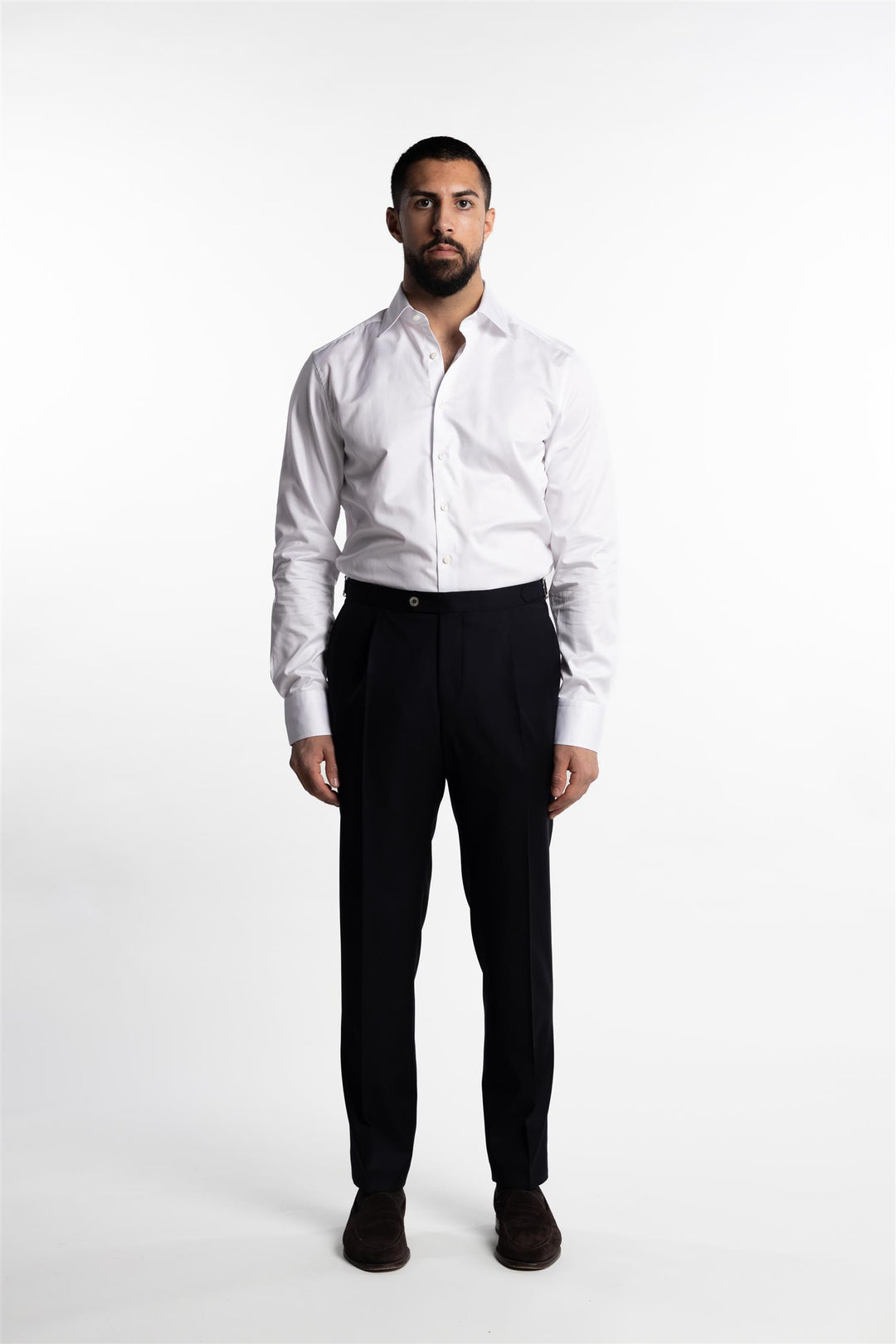 Slimline Twill Shirt White