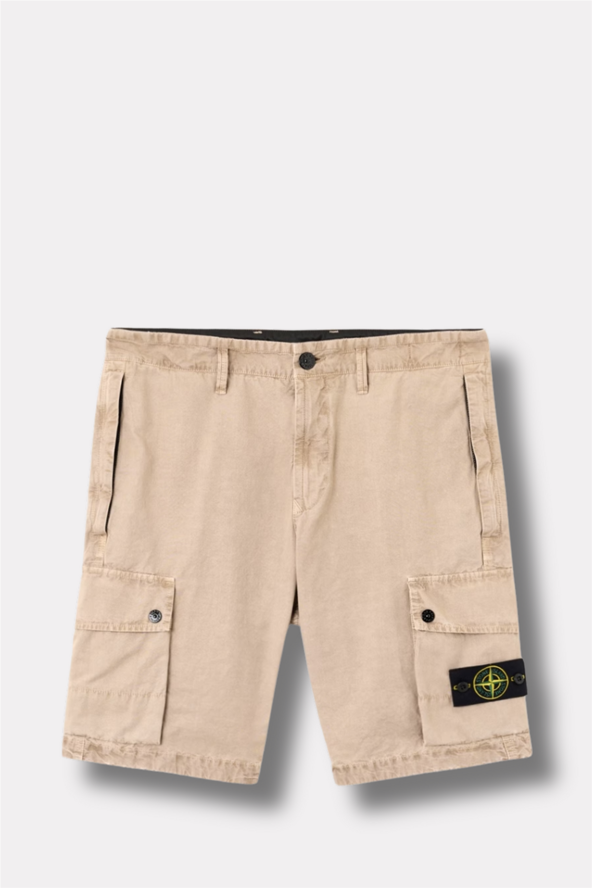 L100019 Brushed Organic Cotton Canvas Beige 'Old' Effect