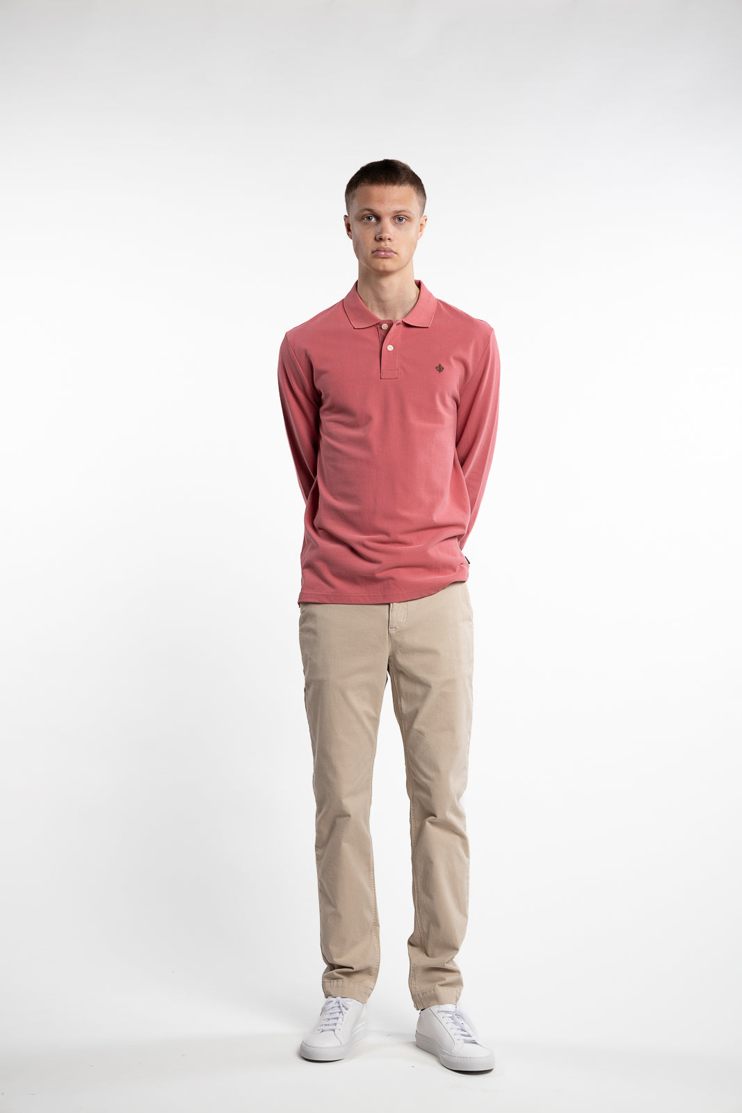 Camden LS Polo Pink