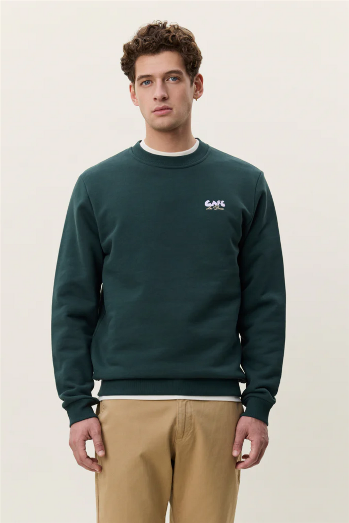 Café Sweatshirt Pine Green