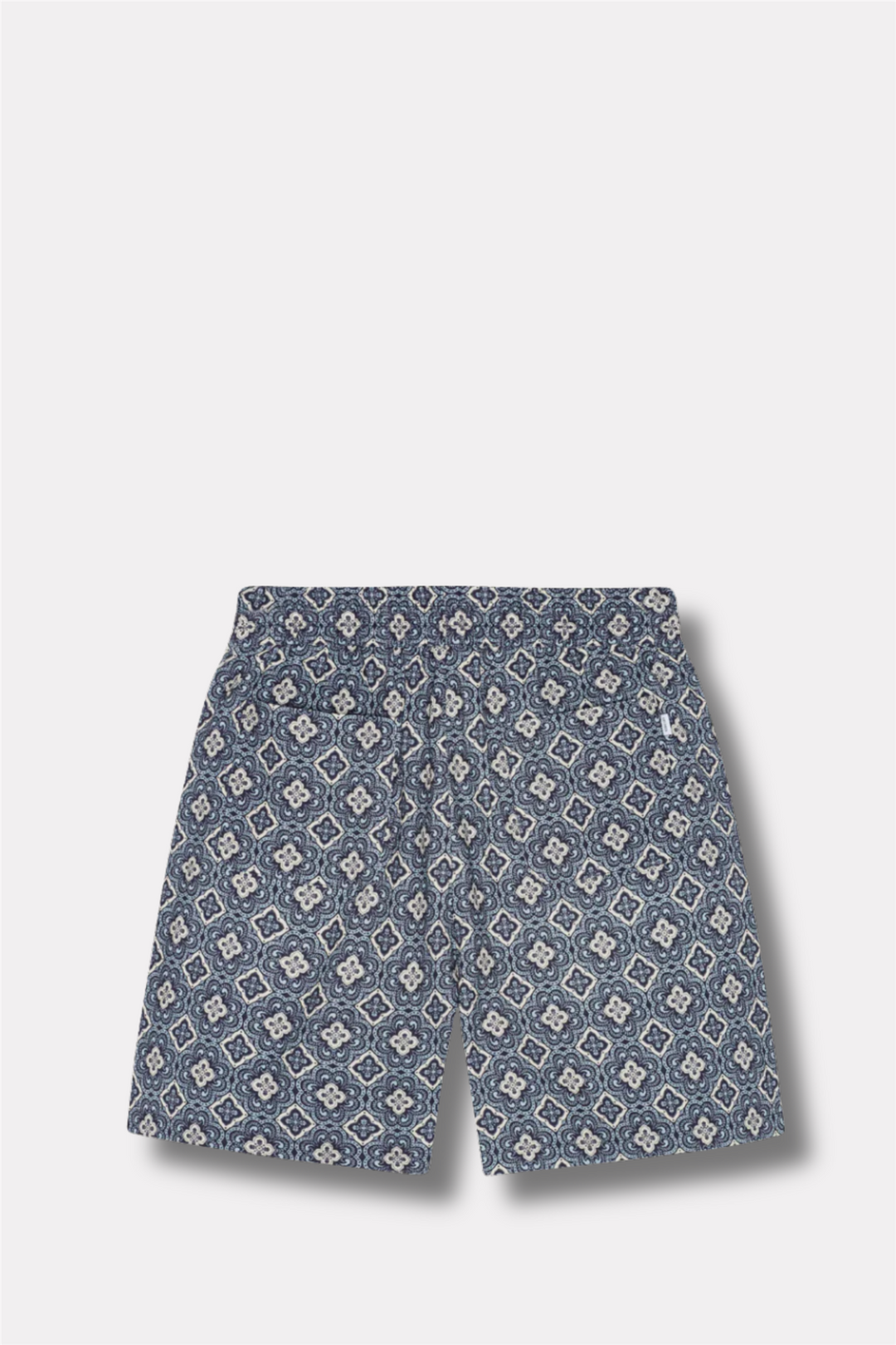 Harry Arabesque AOP Shorts Blue Fog