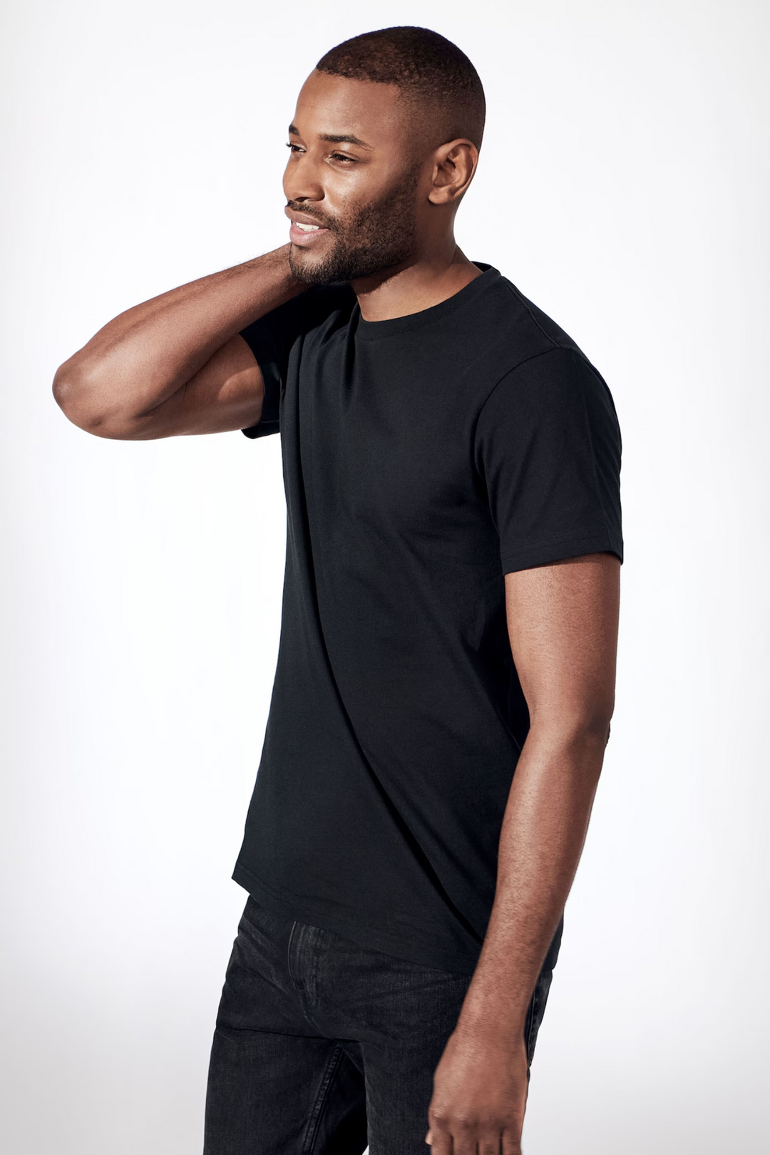 Crew Neck Regular Black