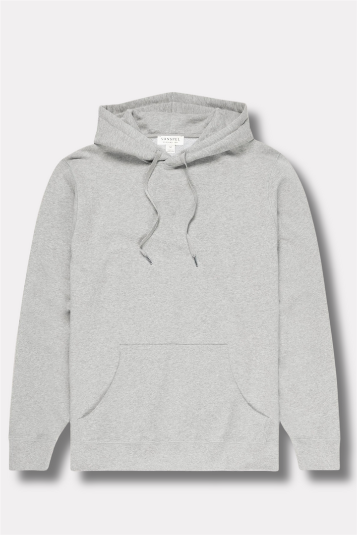 Loopback Hoodie Grey Melange