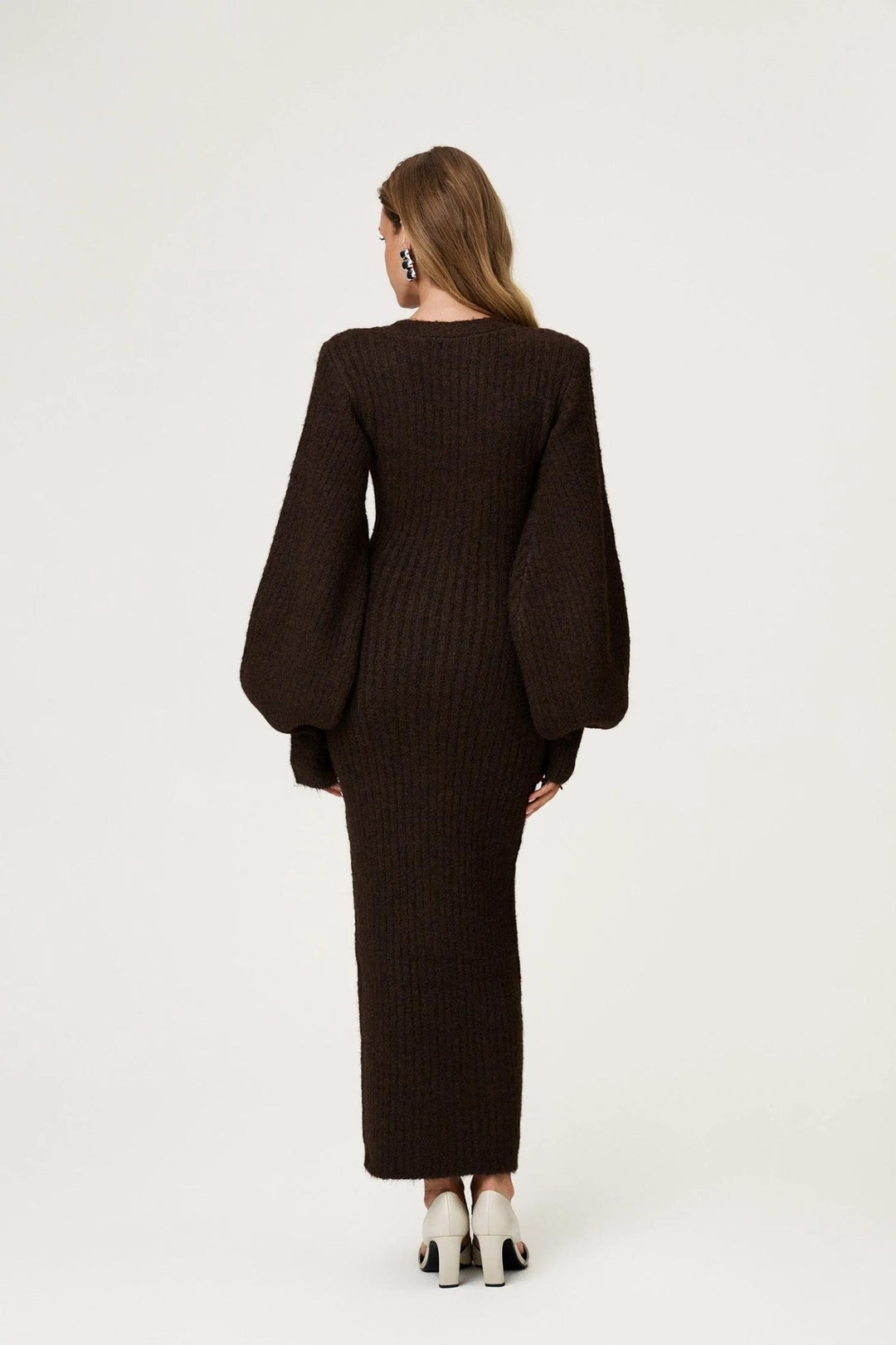 Montana Dress- Brown Melange