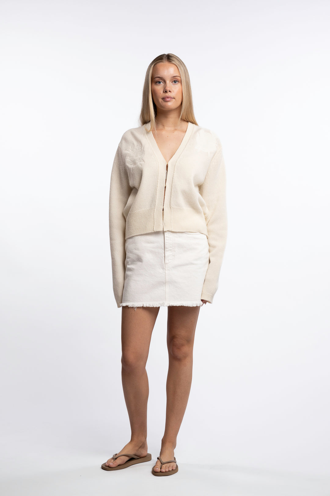 Thorn Cardigan- Cream