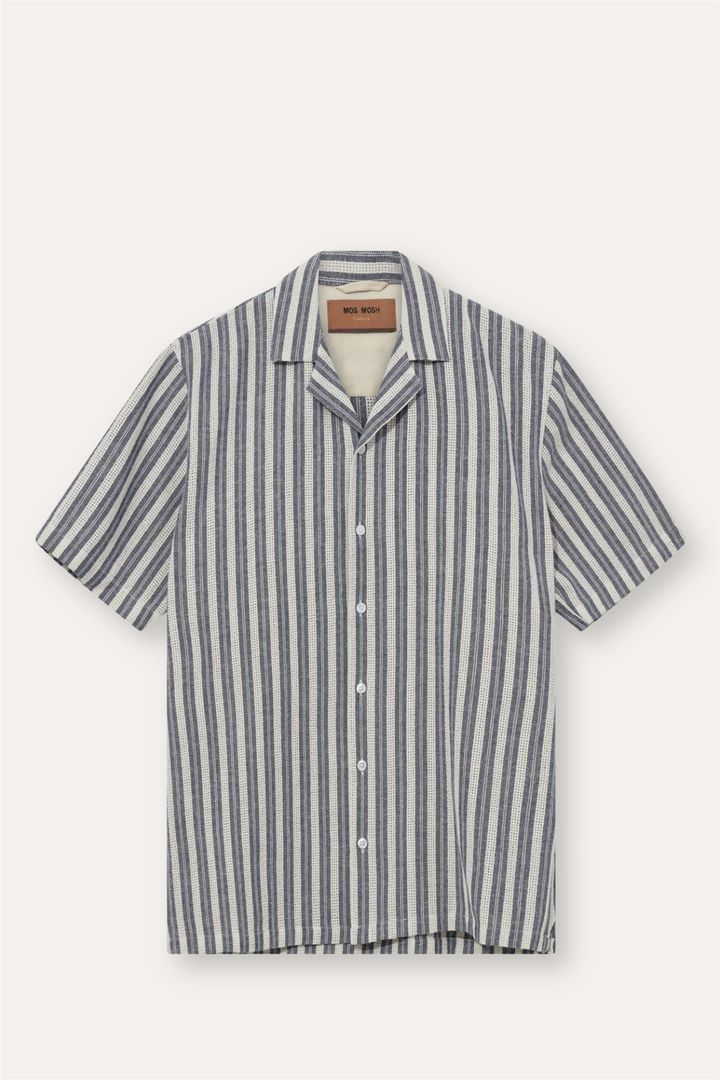 Joe Basso Stripe SS Shirt Salute Navy