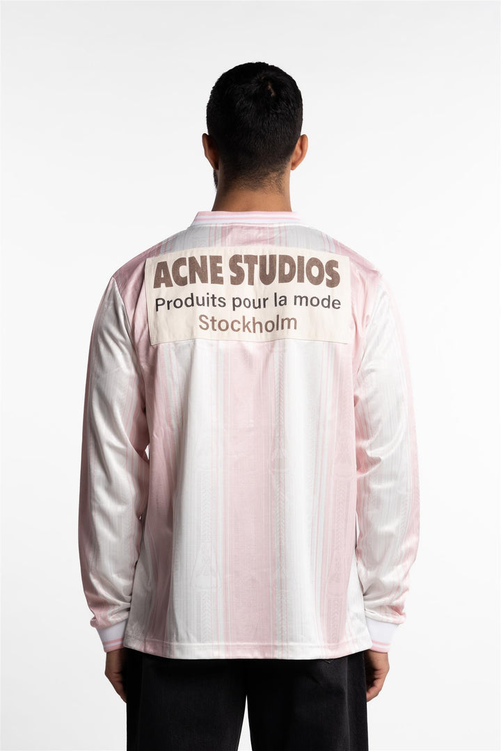 Logo Long Sleeve T-Shirt Pink/White