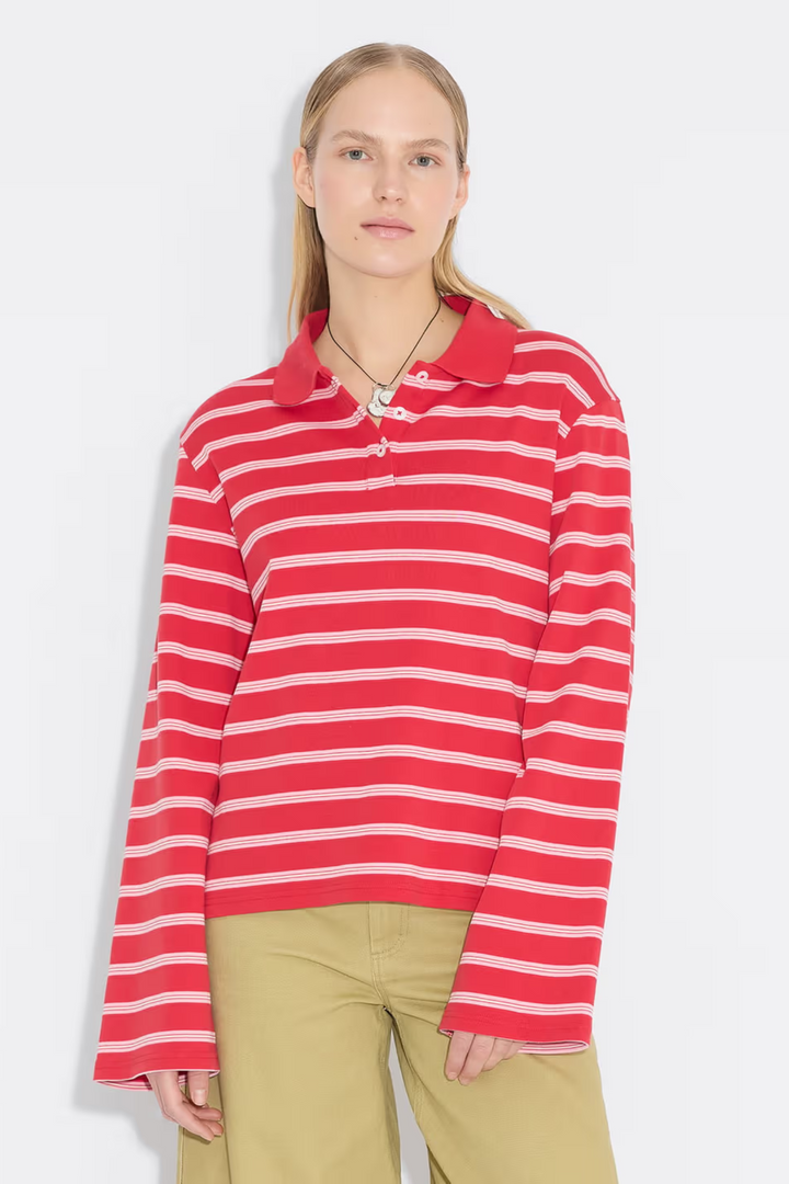 Sunny Polo - Red Stripe